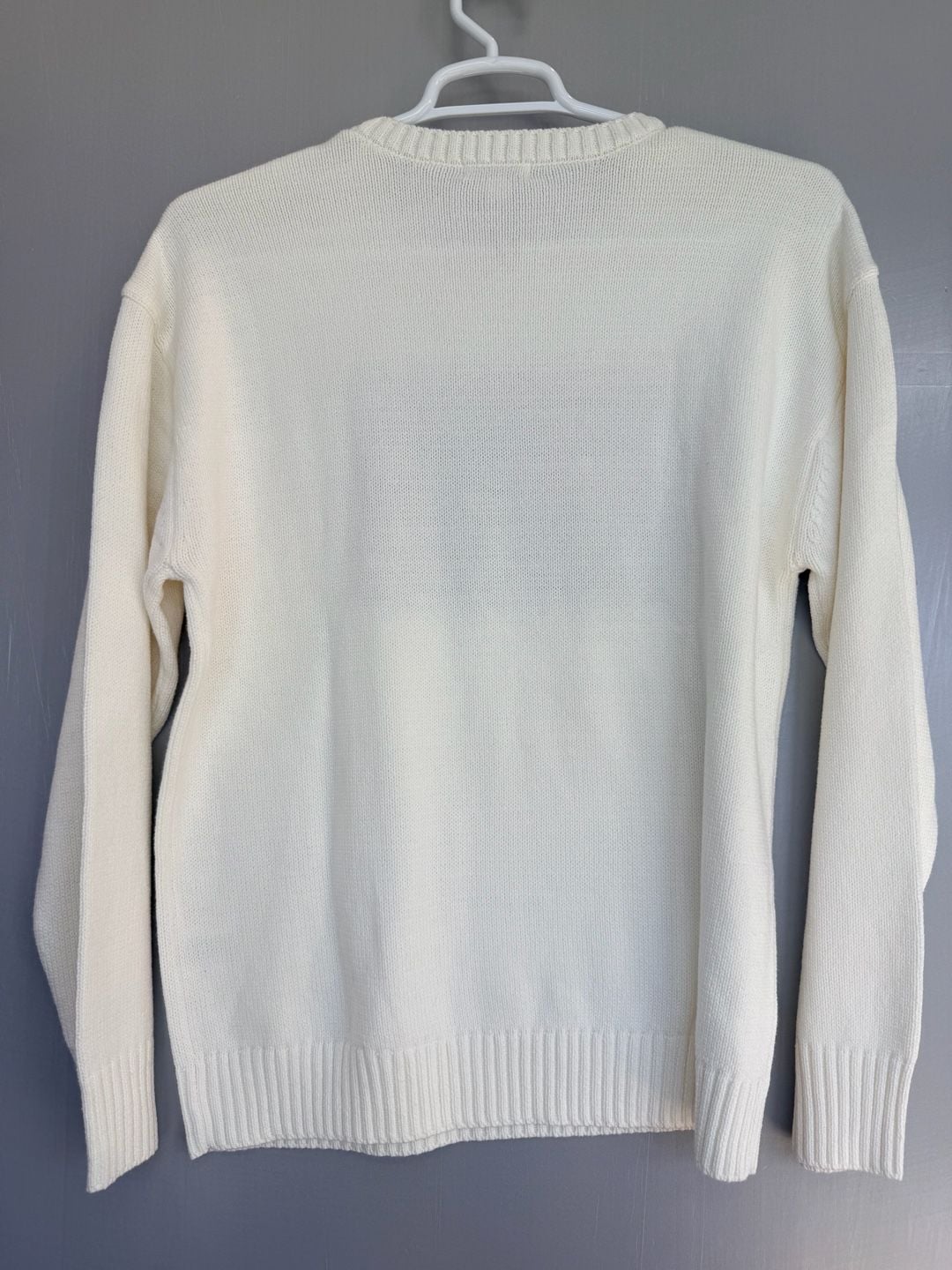 NWT Mighty Fine Womens XXL American Flag Sweater Cream Patriotic USA Knit 2XL 7