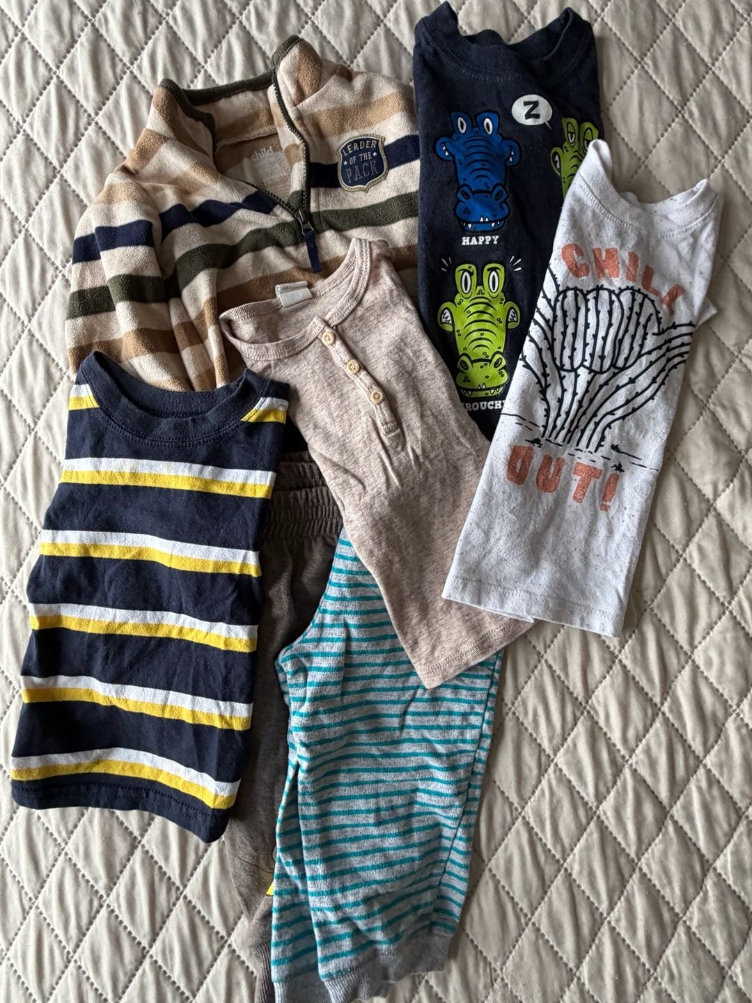 Child of Mine Baby Boy Clothes Bundle Size 12M 1