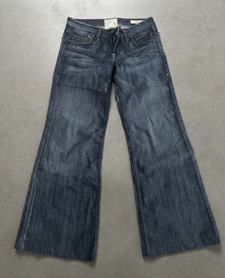 Taverniti So Kylie Jeans Size 27 Flare Blue Denim 2