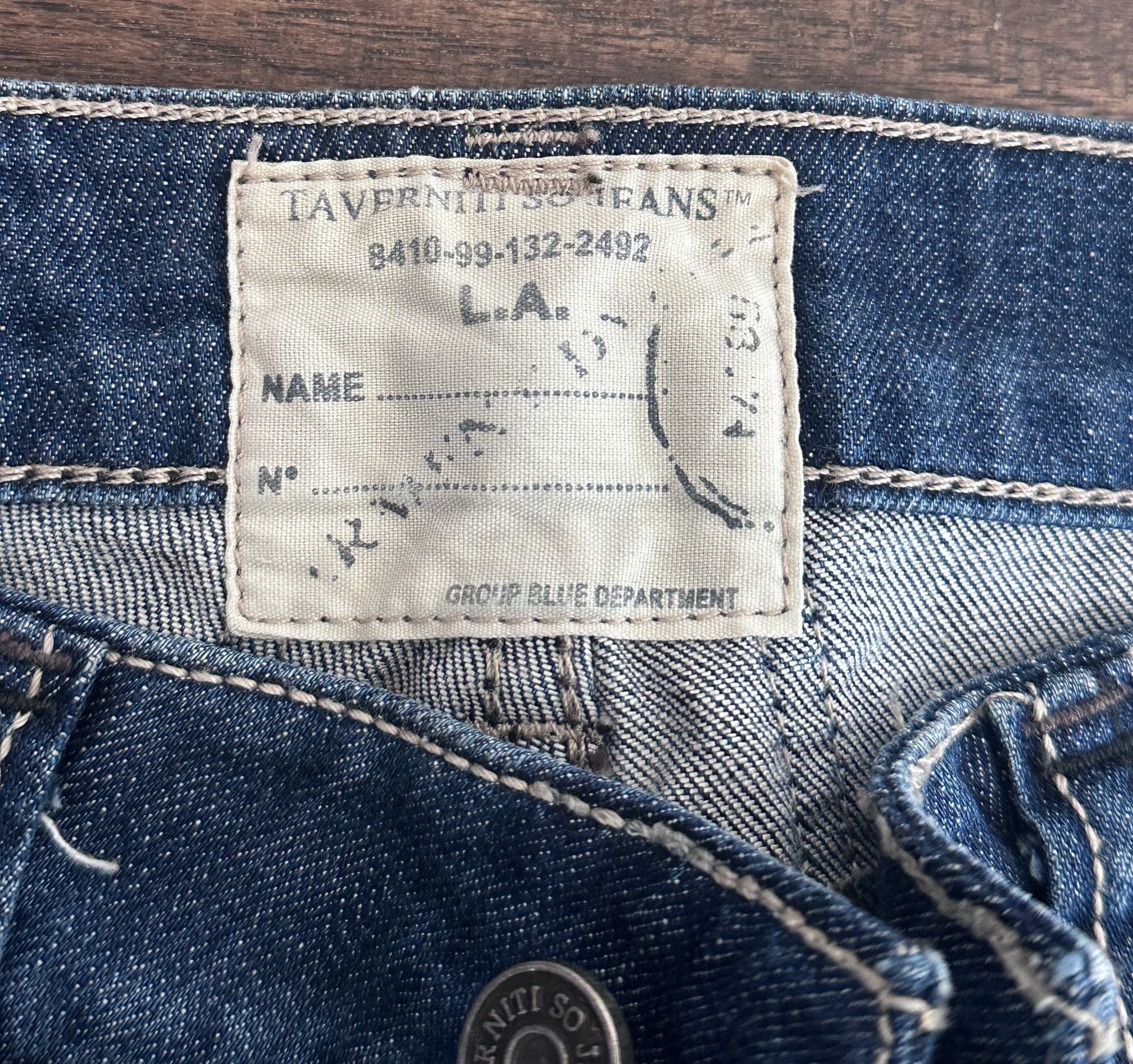 Taverniti So Kylie Jeans Size 27 Flare Blue Denim 4