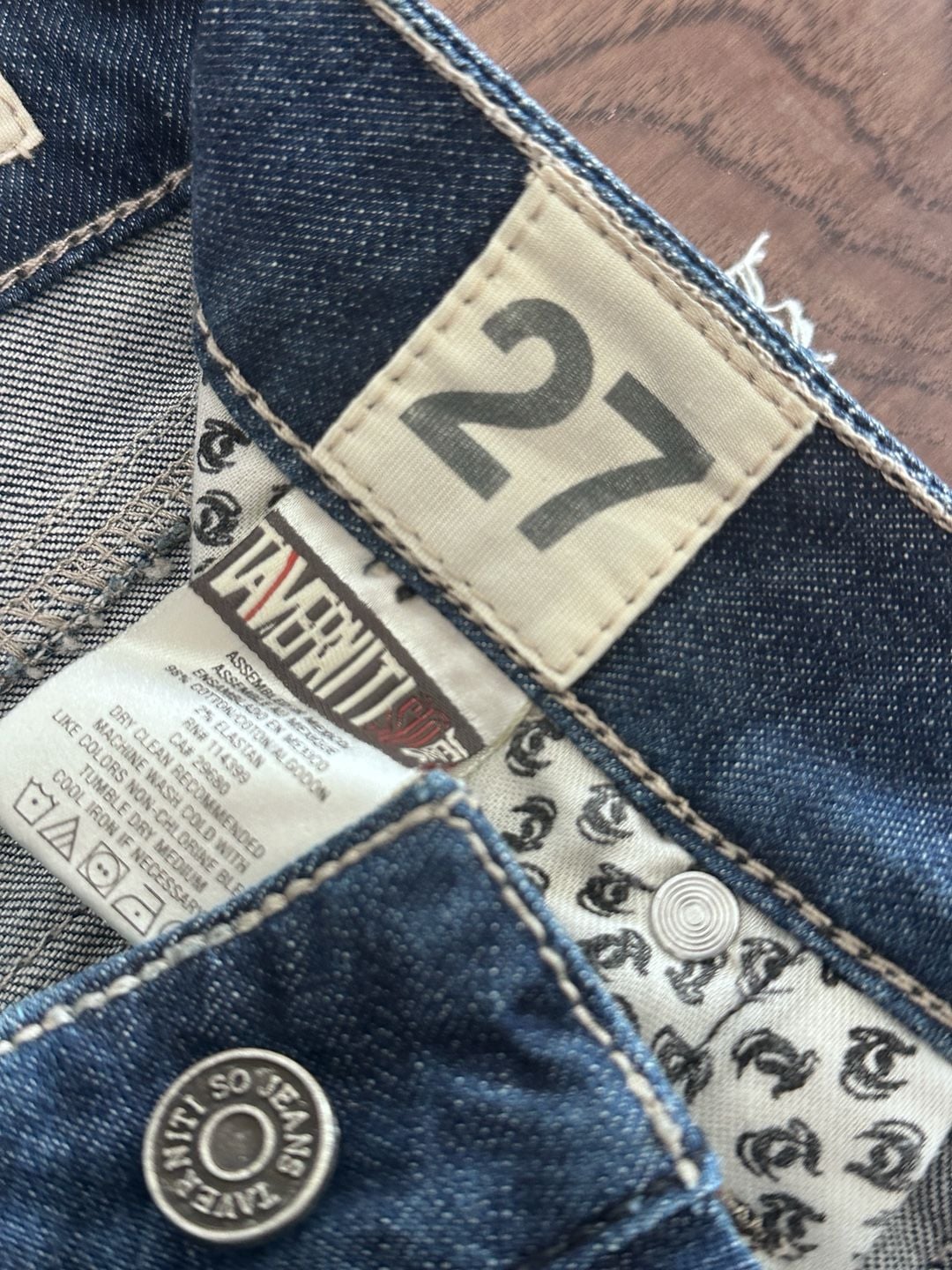 Taverniti So Kylie Jeans Size 27 Flare Blue Denim 6