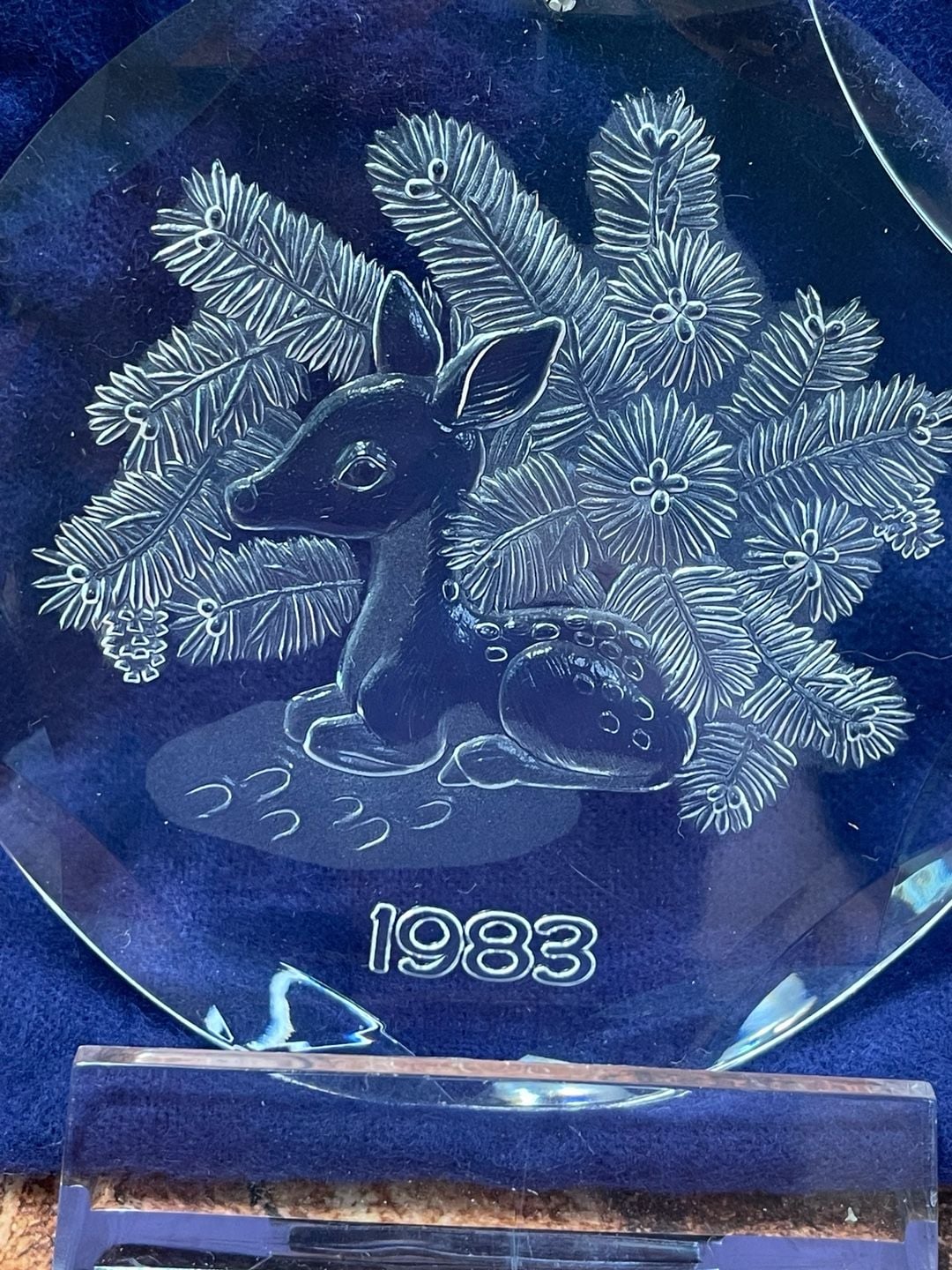Lincoln House Christmas Treasures 1983 Collectors Ornament Fawn 1