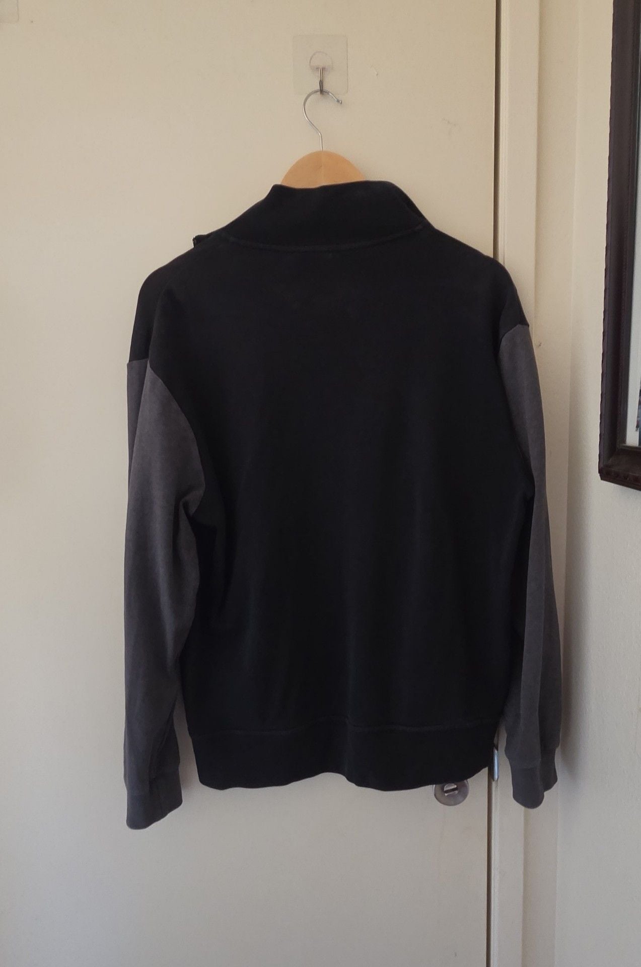Polo Ralph Lauren Track Jacket Size M Black Gray Full Zip Performance 7
