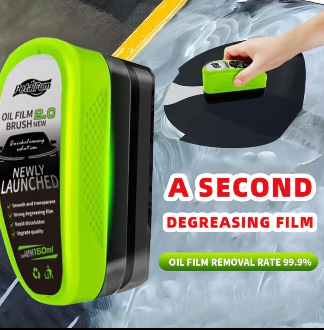 Petalfum Oil Film 2.0 Brush 150ml Windshield Cleaner 2