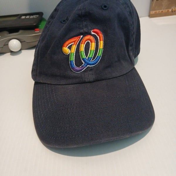 47 Brand Washington Nationals Pride Clean Up OSFA Blue Hat