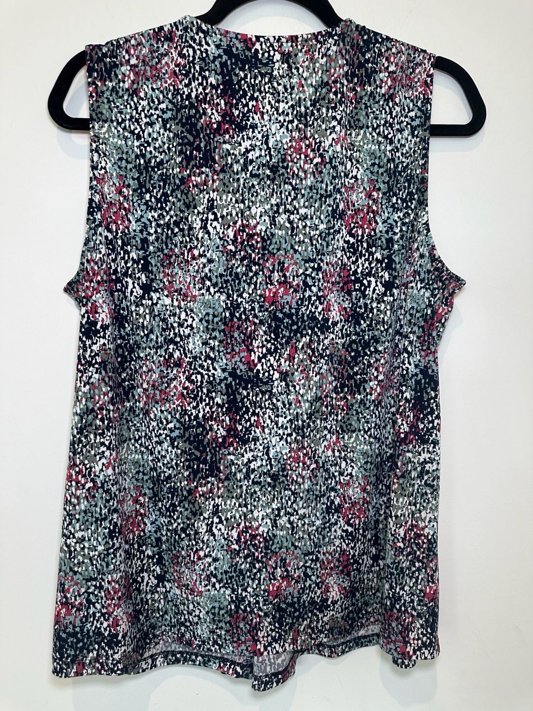 Croft & Barrow V-Neck Sleeveless Blouse Size XL Multicolor Speckled 5