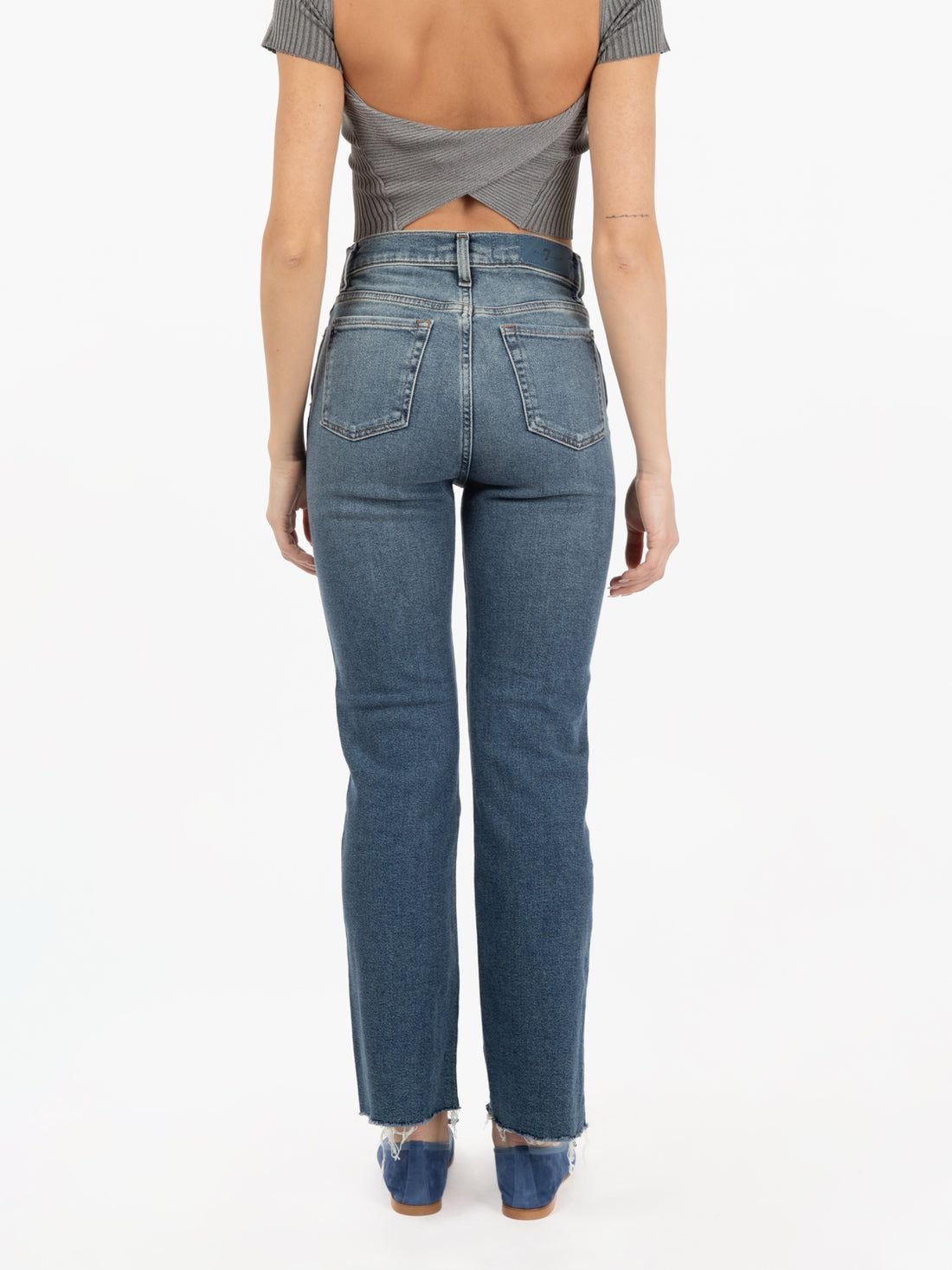 7 For All Mankind - High Waist (HW) Slim Kick Luxe Vintage Jeans Size 30 3