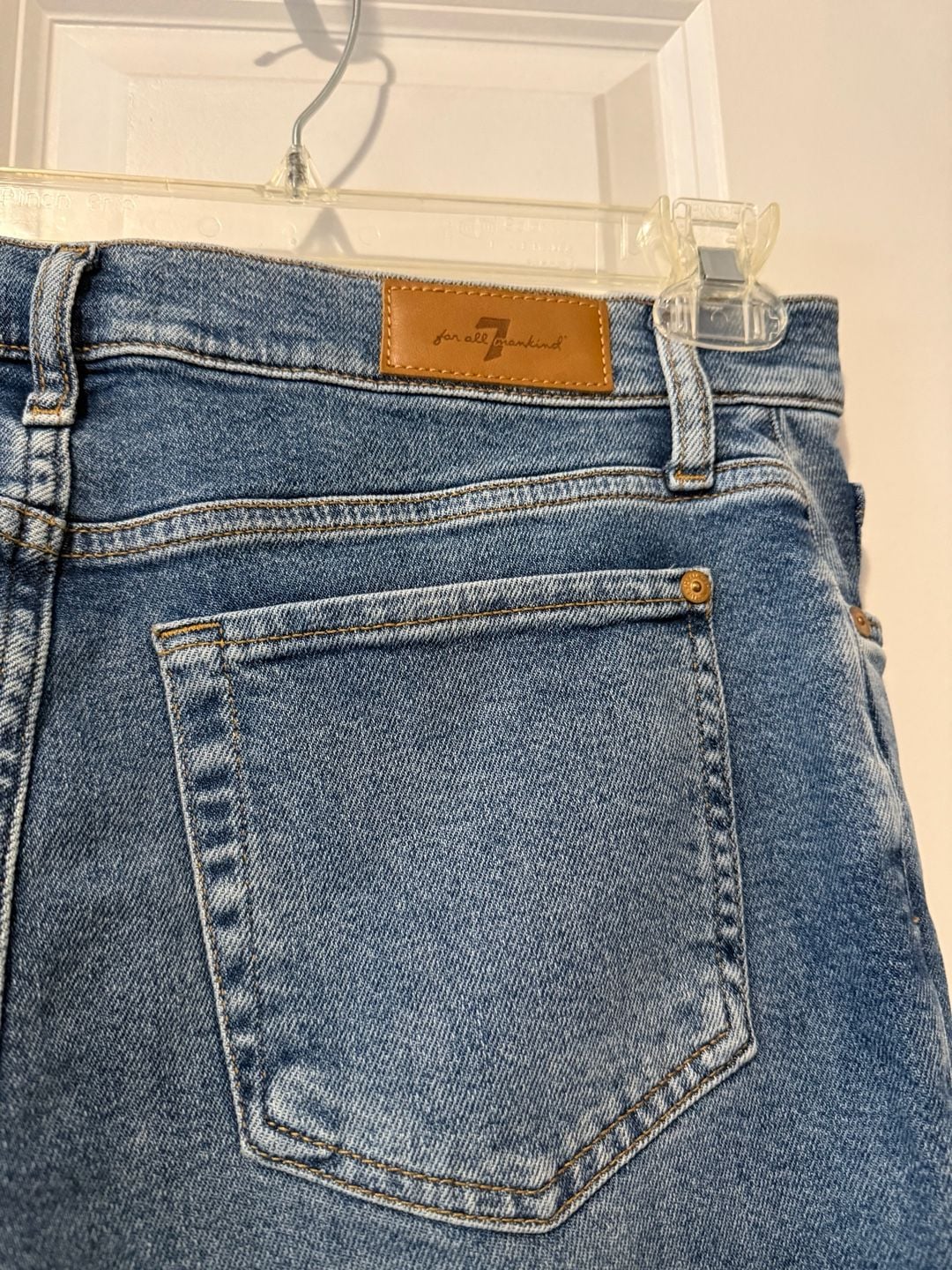 7 For All Mankind - High Waist (HW) Slim Kick Luxe Vintage Jeans Size 30 7