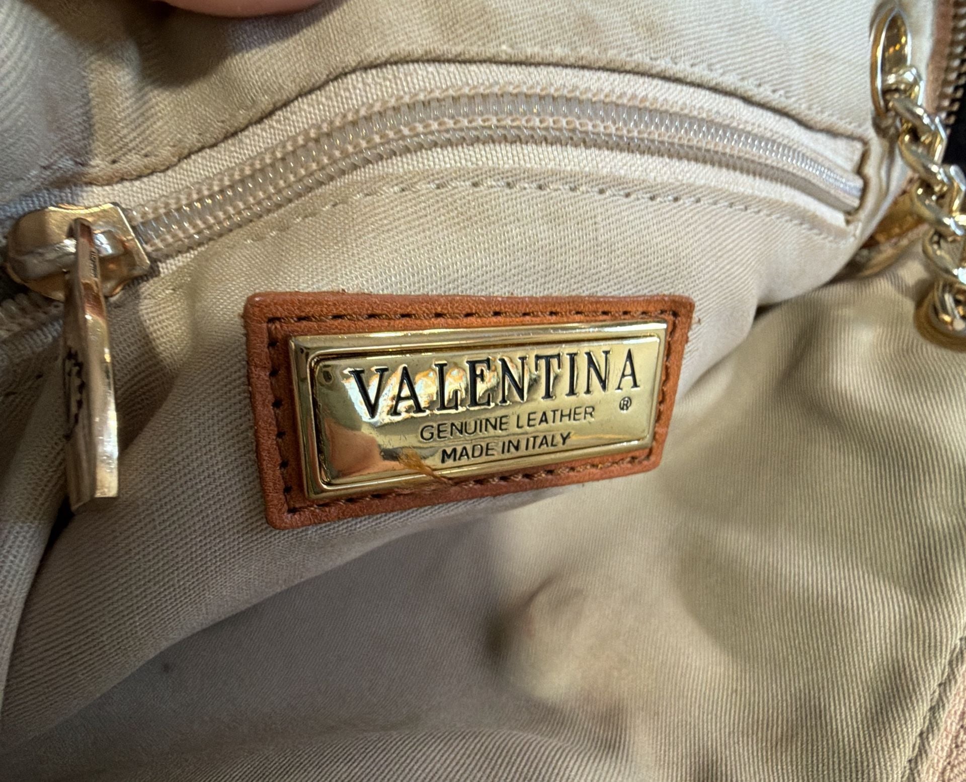 Valentina Pink Leather Chain Crossbody Shoulder Bag 6