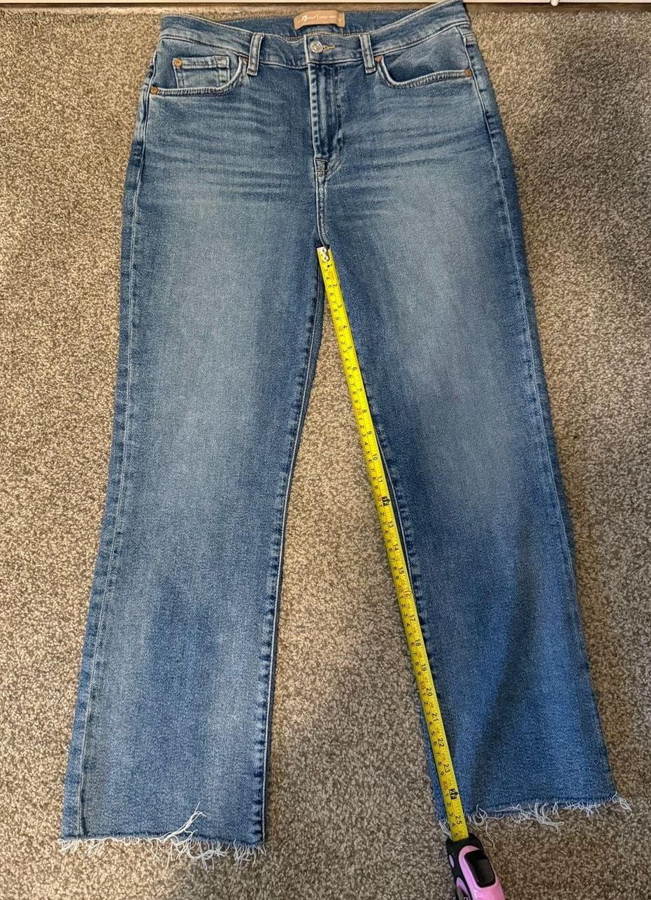 7 For All Mankind - High Waist (HW) Slim Kick Luxe Vintage Jeans Size 30 8