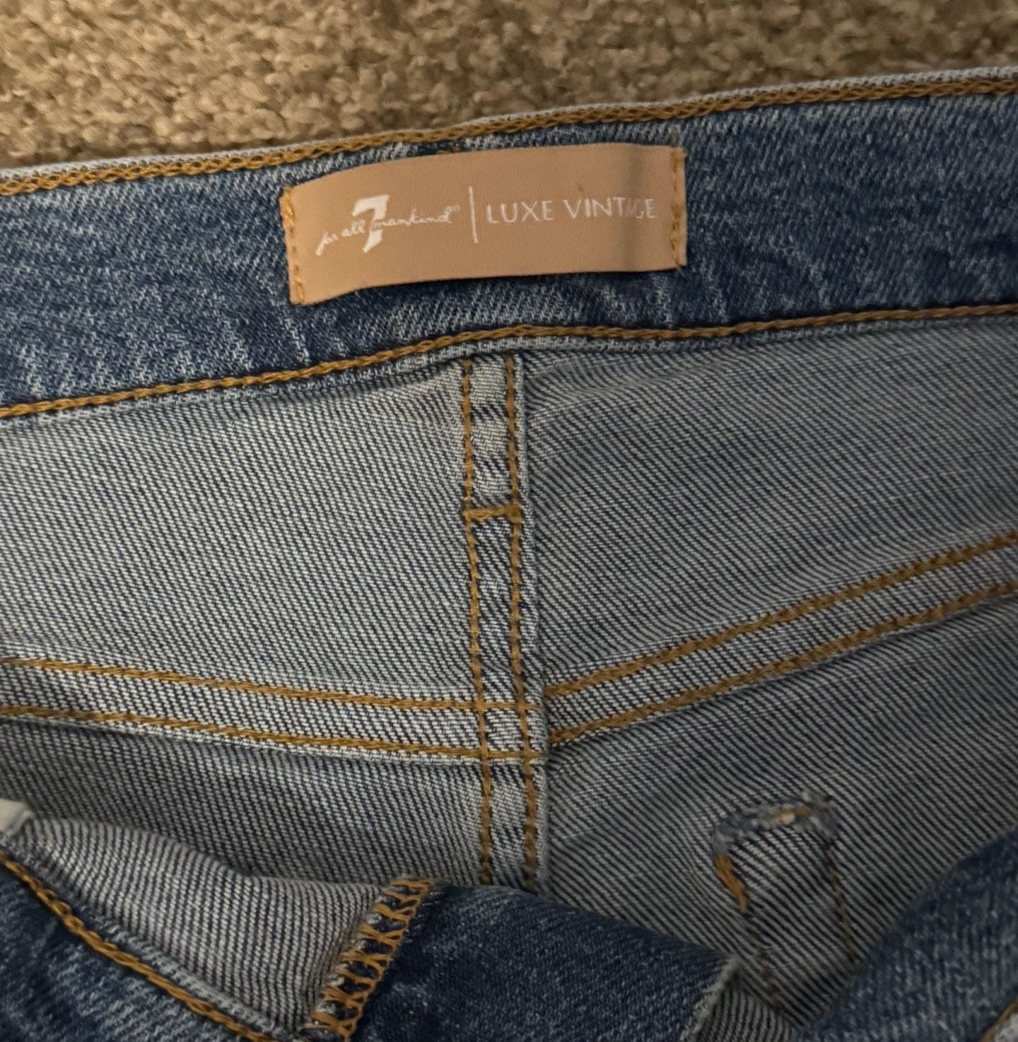 7 For All Mankind - High Waist (HW) Slim Kick Luxe Vintage Jeans Size 30 11