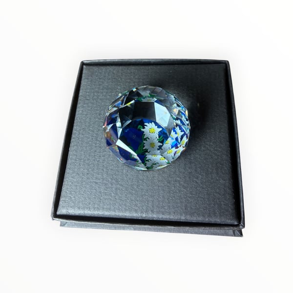 Swarovski Crystal Edelweiss Flower Paperweight