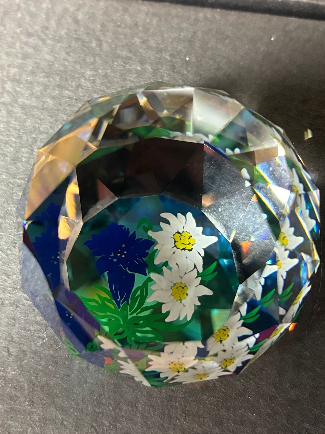 Swarovski Crystal Edelweiss Flower Paperweight 6