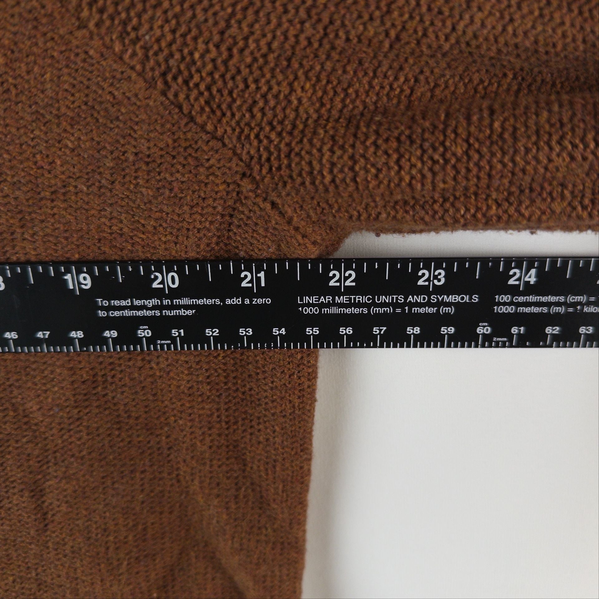 Croft & Barrow Cable Knit Crewneck Sweater Size XL Brown 4