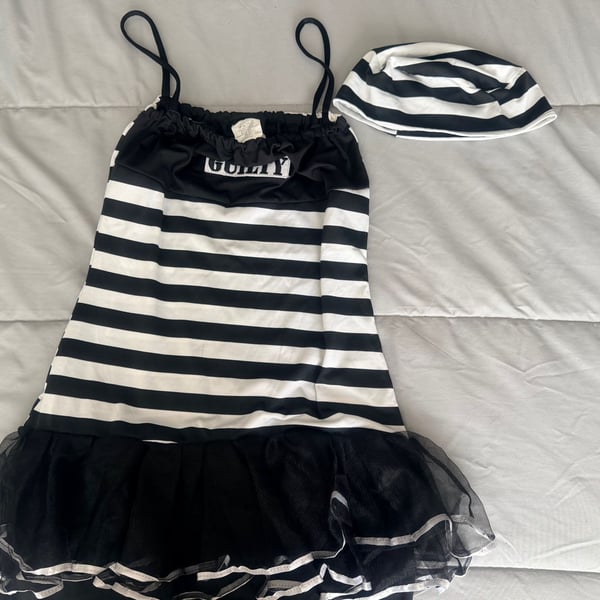 Spirit Halloween Guilty Prisoner Costume Dress Tween 12-14