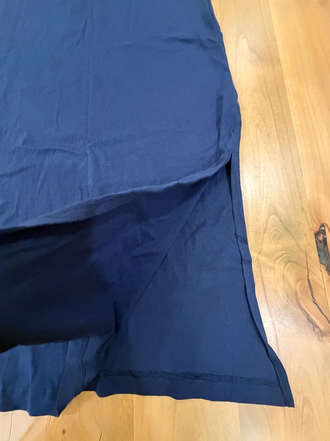 Pact Organic Cotton Tank Maxi Dress Size XS Blue 6