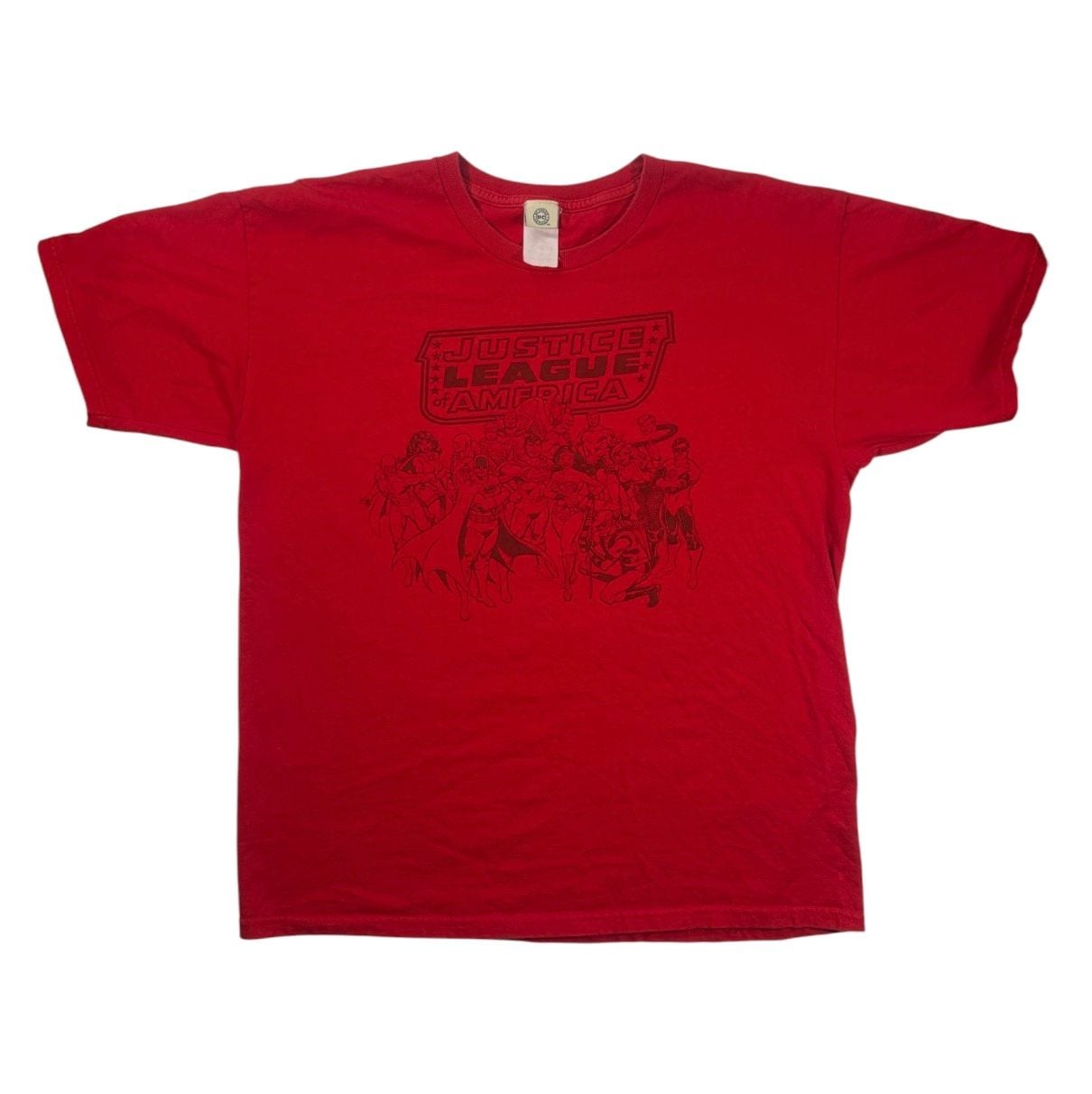DC Comics Justice League of America Graphic T-Shirt Red 1