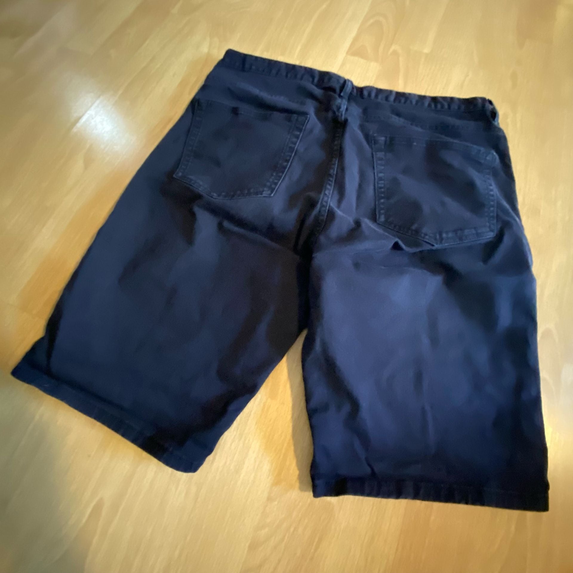 H&M Denim Shorts Size 34 Black Cotton Casual 6