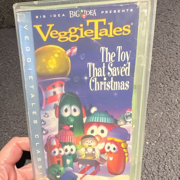 VeggieTales The Toy That Saved Christmas VHS