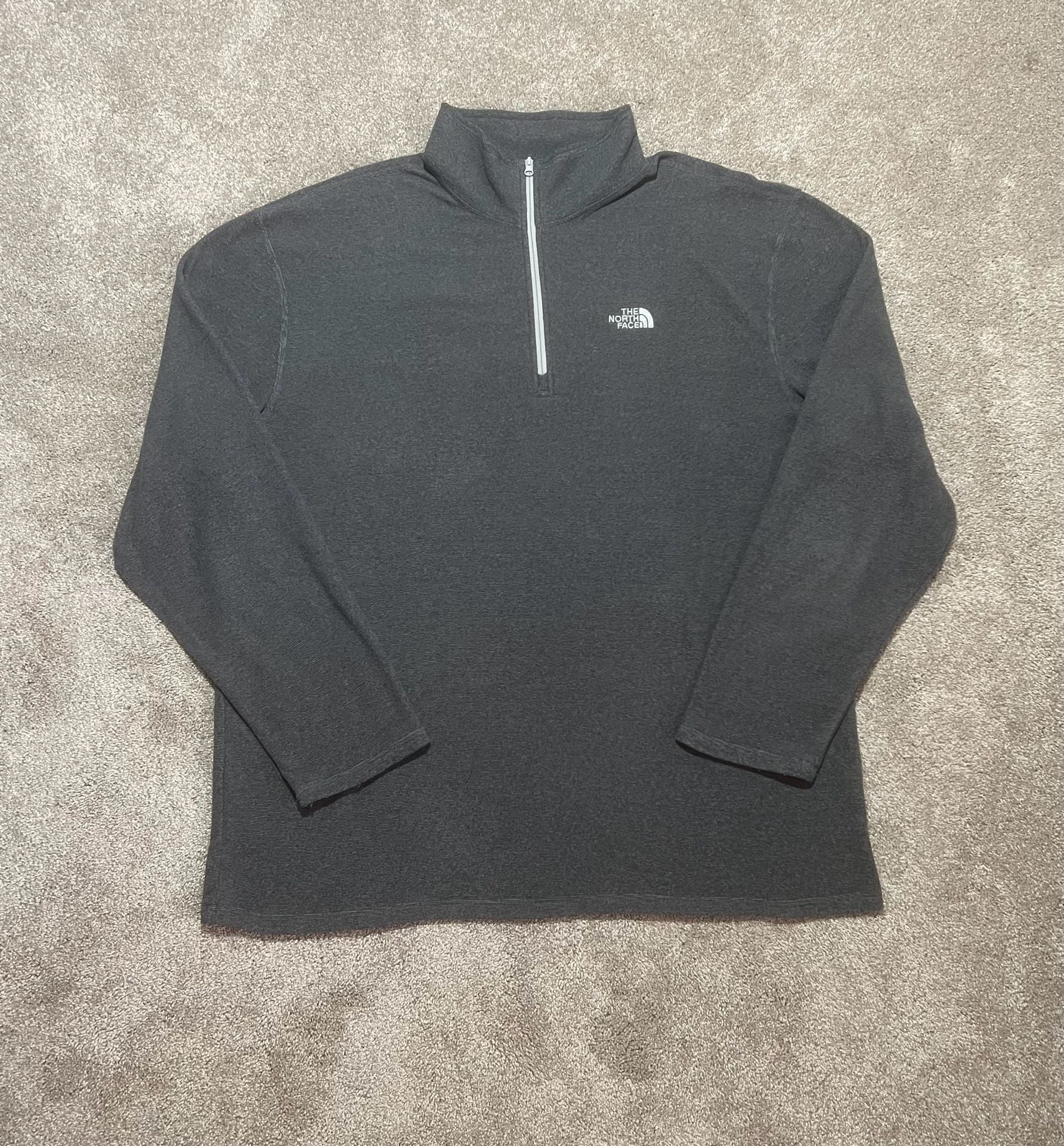 The North Face 1/4 Zip Pullover Size XXL Dark Gray Fleece 2