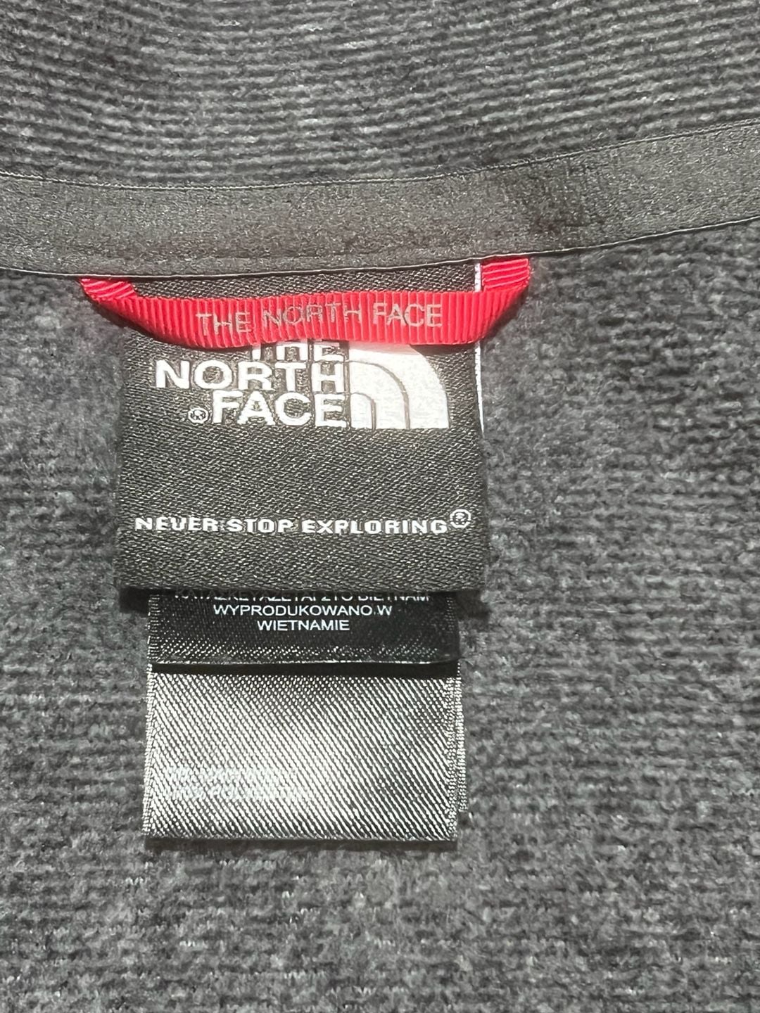 The North Face 1/4 Zip Pullover Size XXL Dark Gray Fleece 4