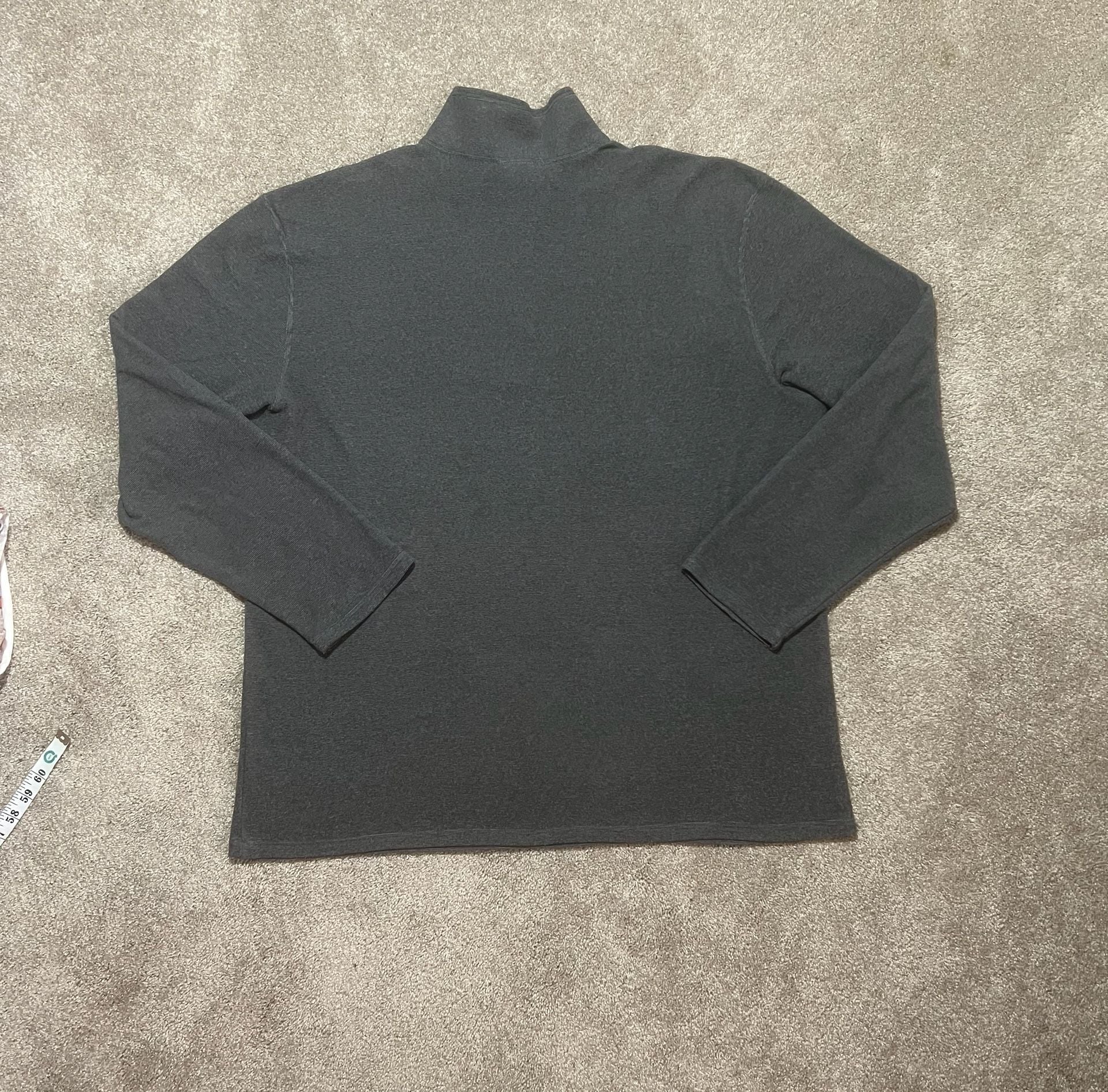 The North Face 1/4 Zip Pullover Size XXL Dark Gray Fleece 7