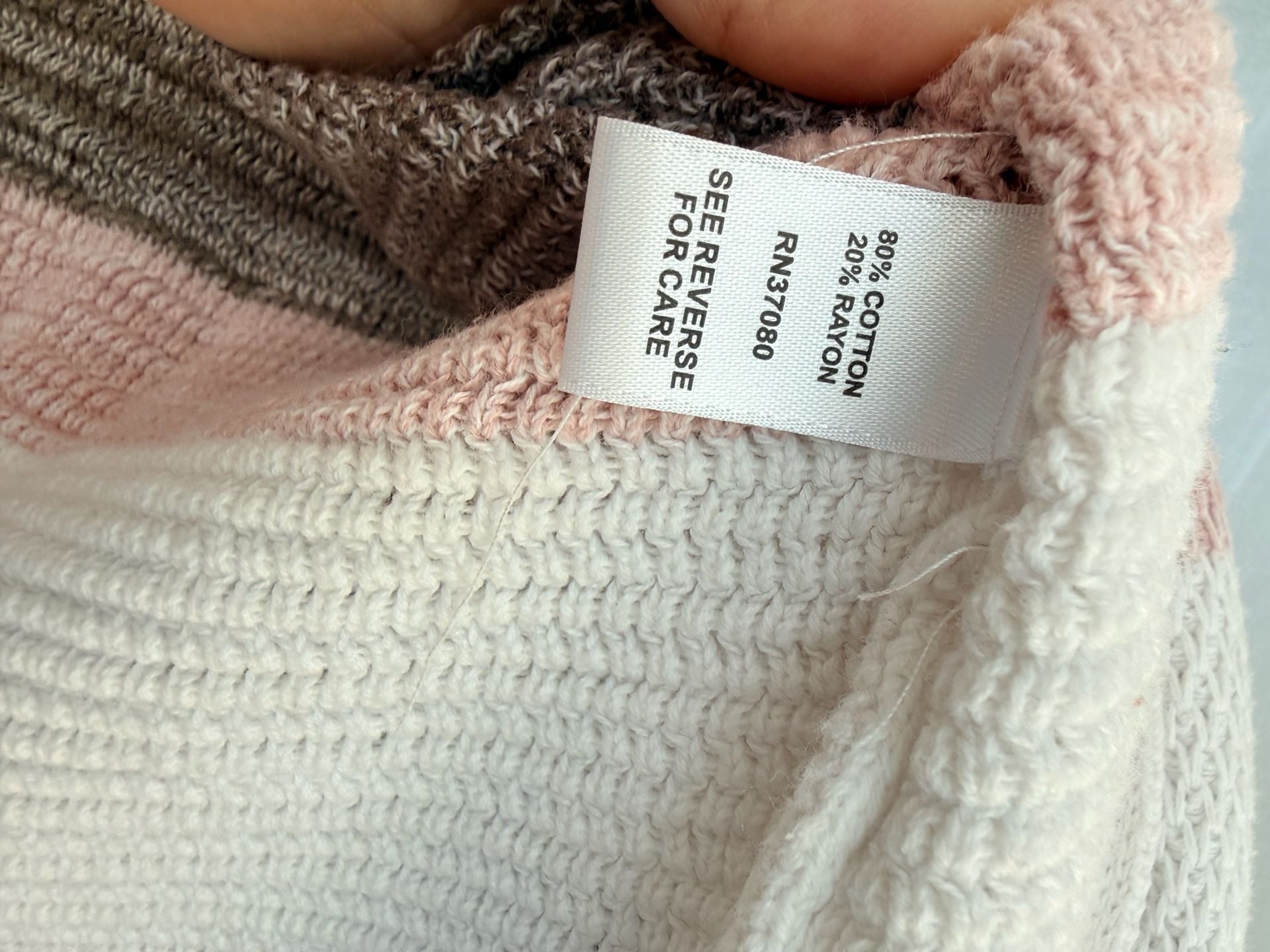 EST 1946 Cato Cardigan Womens 18/20W Plus Striped Long Duster Lace Up Sleeve 5