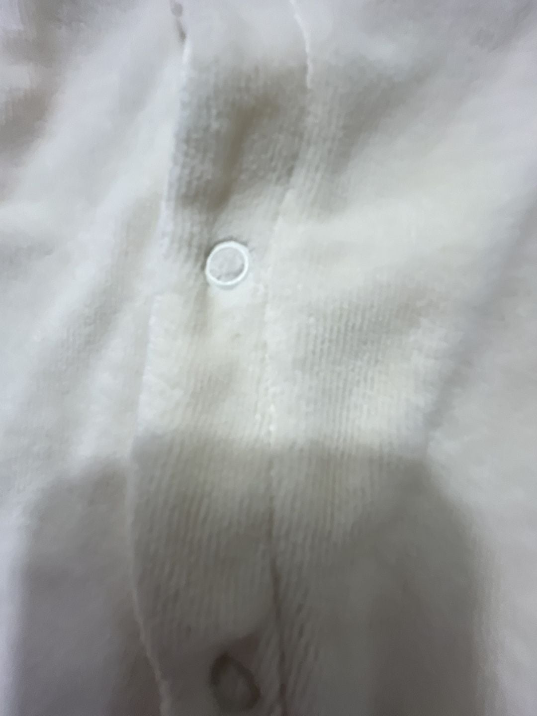 Burt's Bees Baby Kimono Robe Size 6-9 Mo Ivory Organic Cotton 9