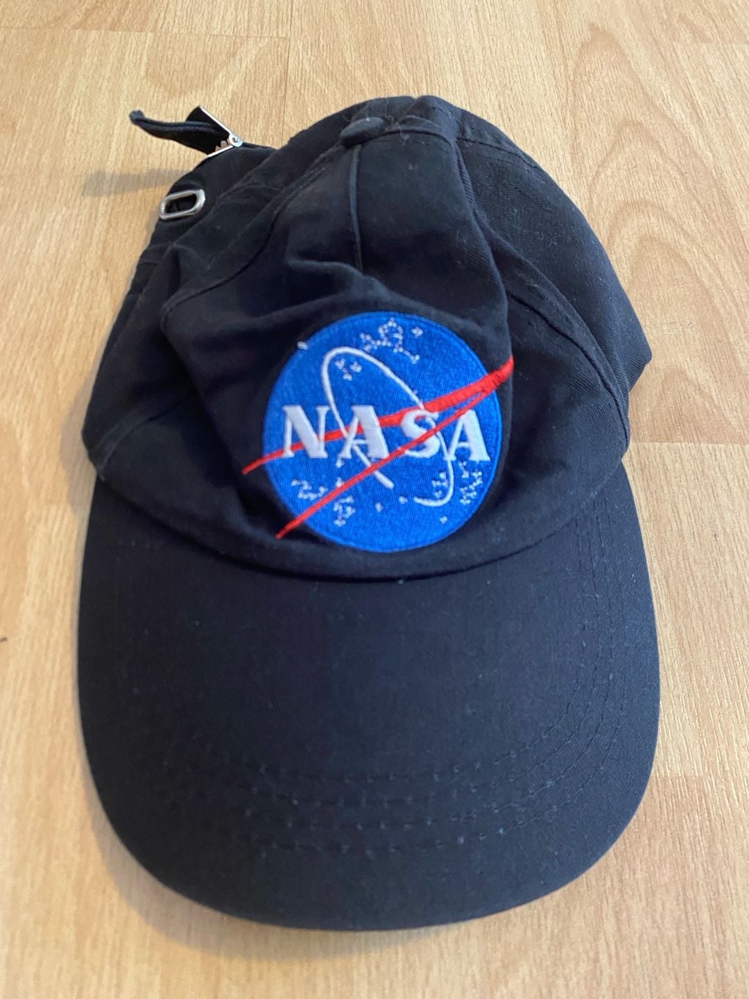 NASA Baseball Cap Black Embroidered Space Logo Adjustable 2