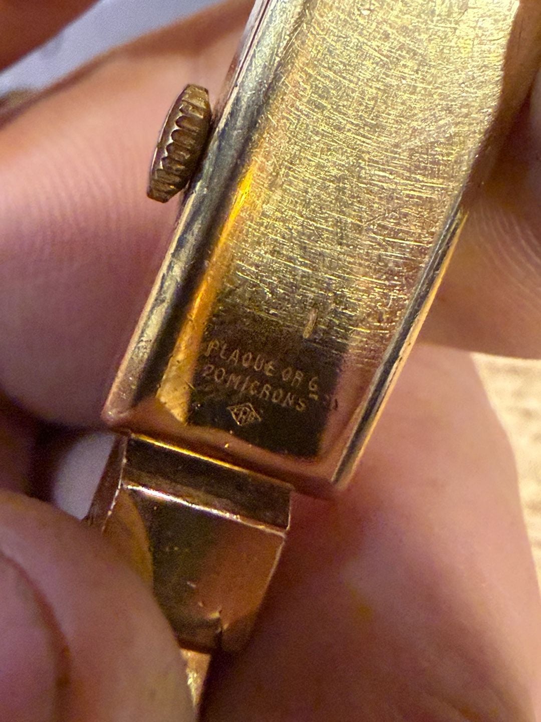 Bucherer 17 Jewels Gold Plated Swiss Vintage Watch non running 3