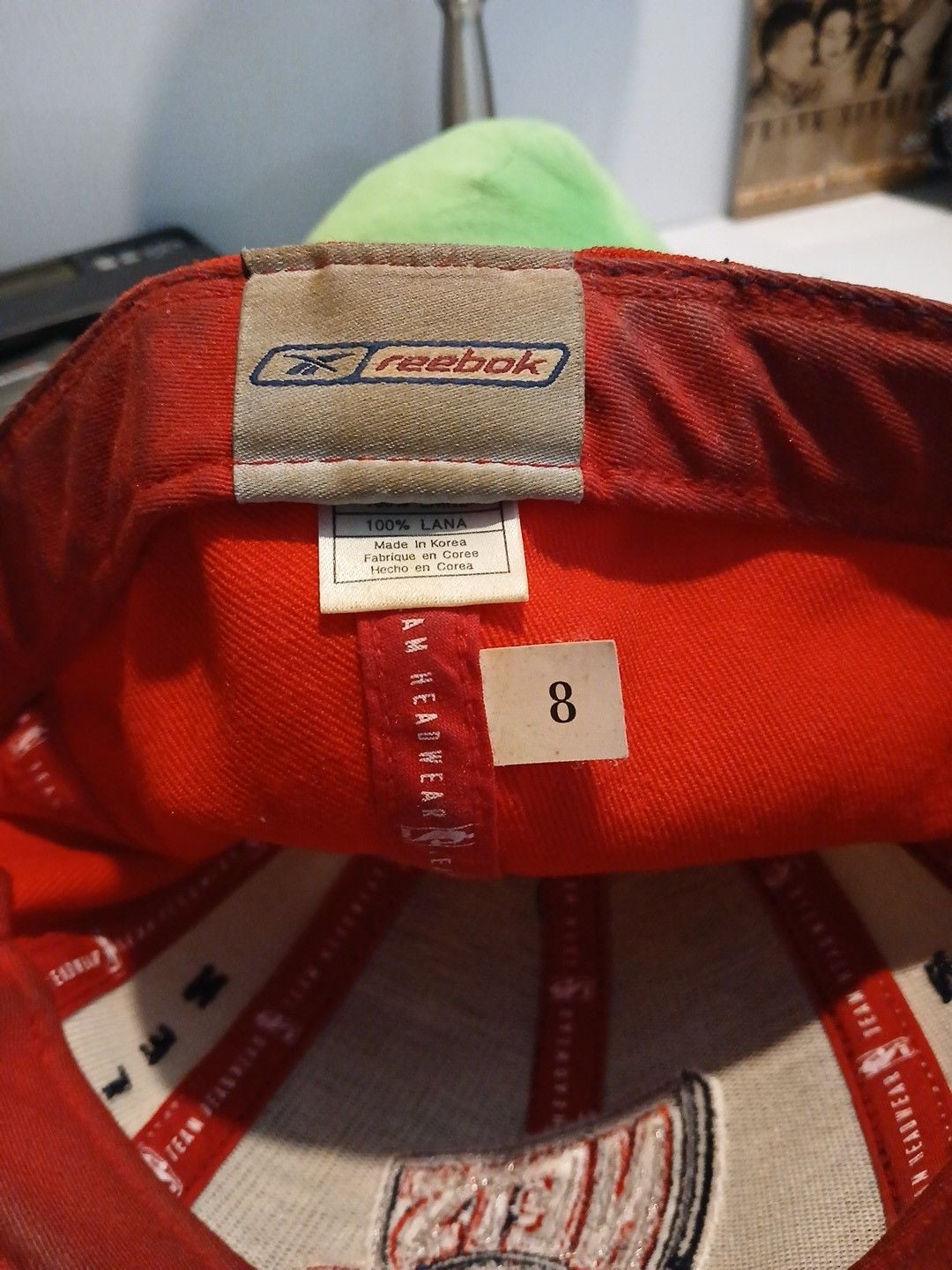 NBA New Jersey Nets Fitted Hat Cap Red Blue Grey 8