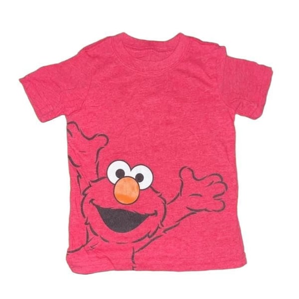 Sesame Street Elmo Graphic T-Shirt Size 2T Red