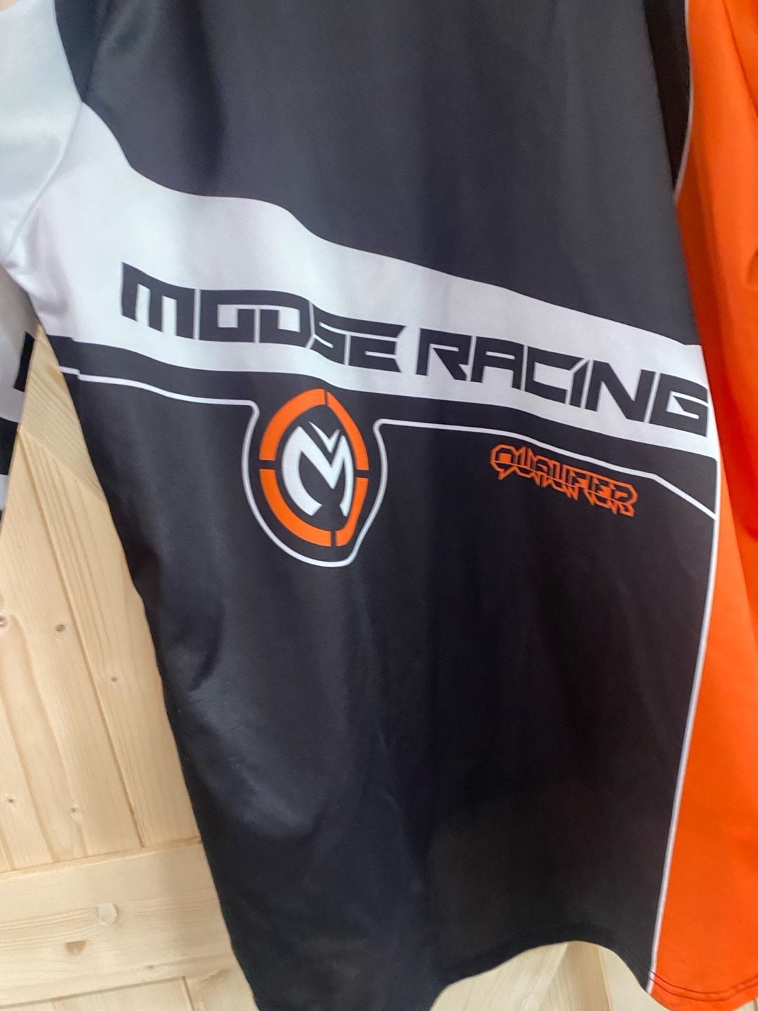 Moose Racing Qualifier Jersey Size 3XL Black Orange Motocross Offroad 6