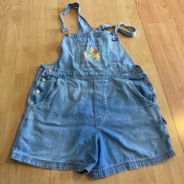 Disney Vintage Winnie The Pooh Denim Overalls