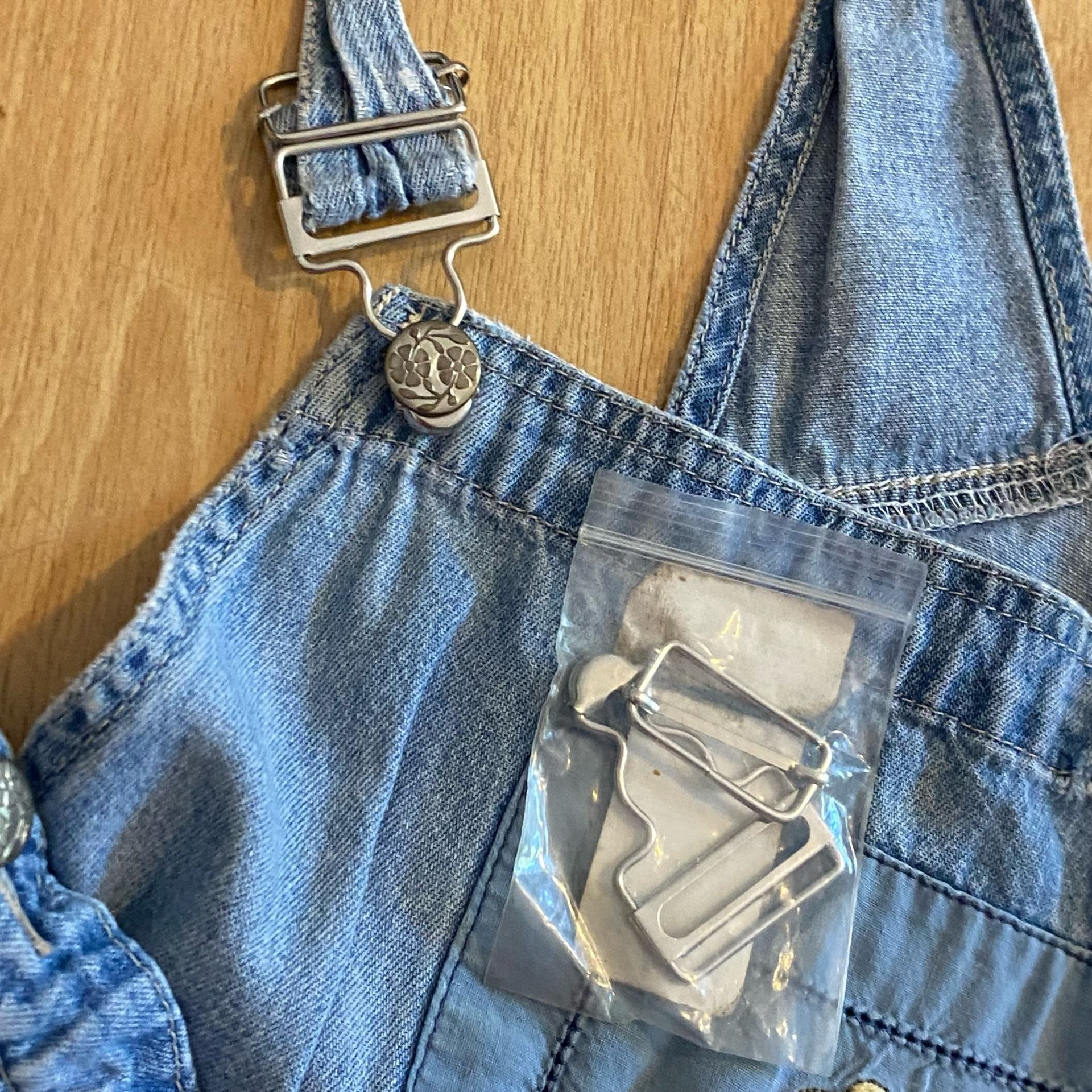Disney Vintage Winnie The Pooh Denim Overalls 5