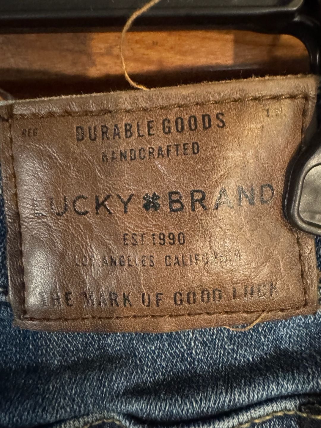 Lucky Brand Jeans Size 8/29 Regular Blue Denim Mid Rise Straight Leg 7