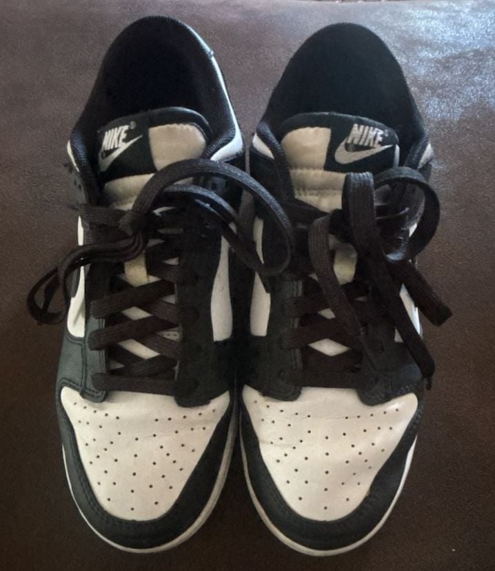 Nike Dunk Low Size 7 Black White Panda 2
