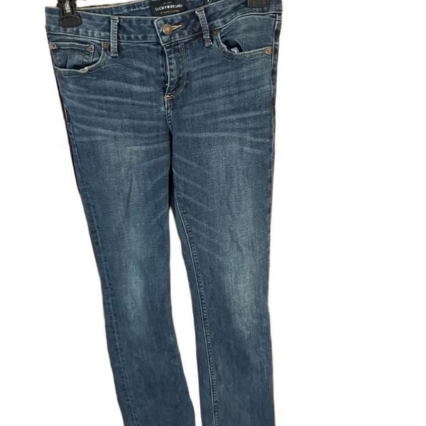 Lucky Brand Jeans Size 8/29 Regular Blue Denim Mid Rise Straight Leg