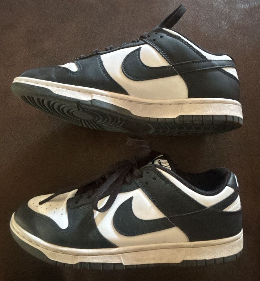 Nike Dunk Low Size 7 Black White Panda 3