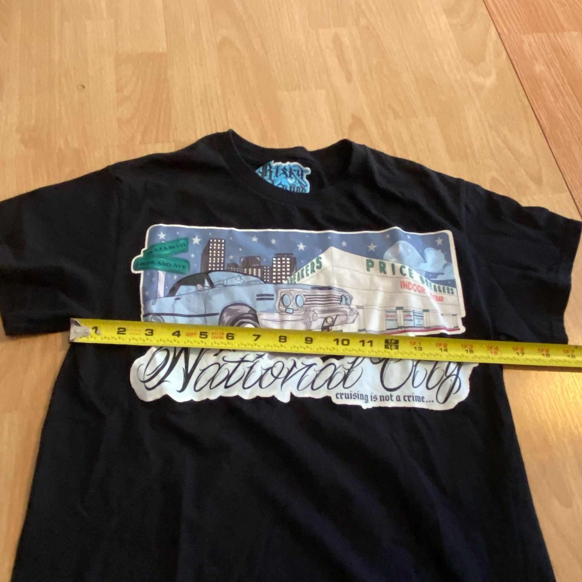 Risky Business Cruising Is Not A Crime National City Graphic T-Shirt Black 7