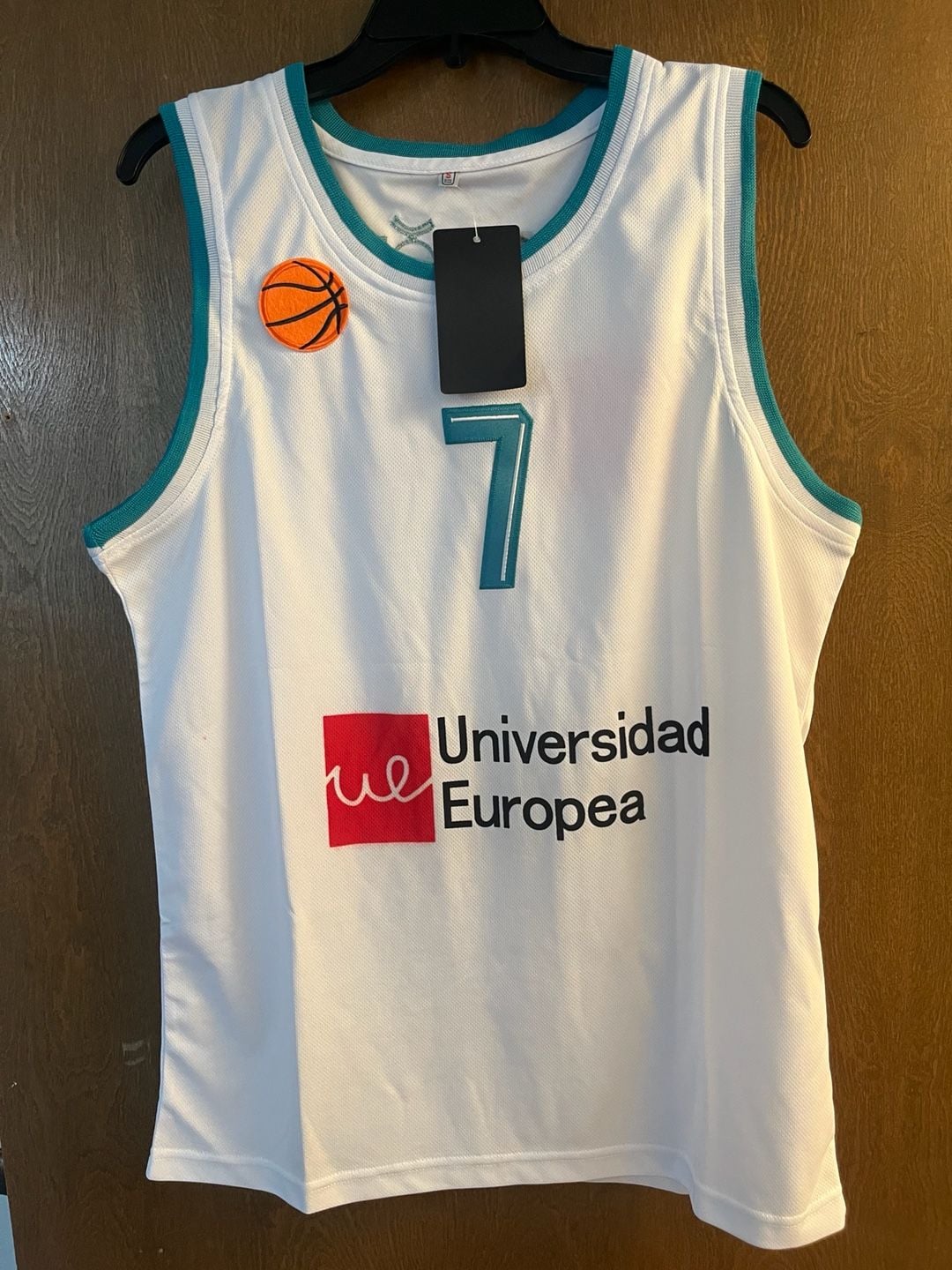 Real Madrid Luka Doncic #7 Size S Basketball Jersey 2