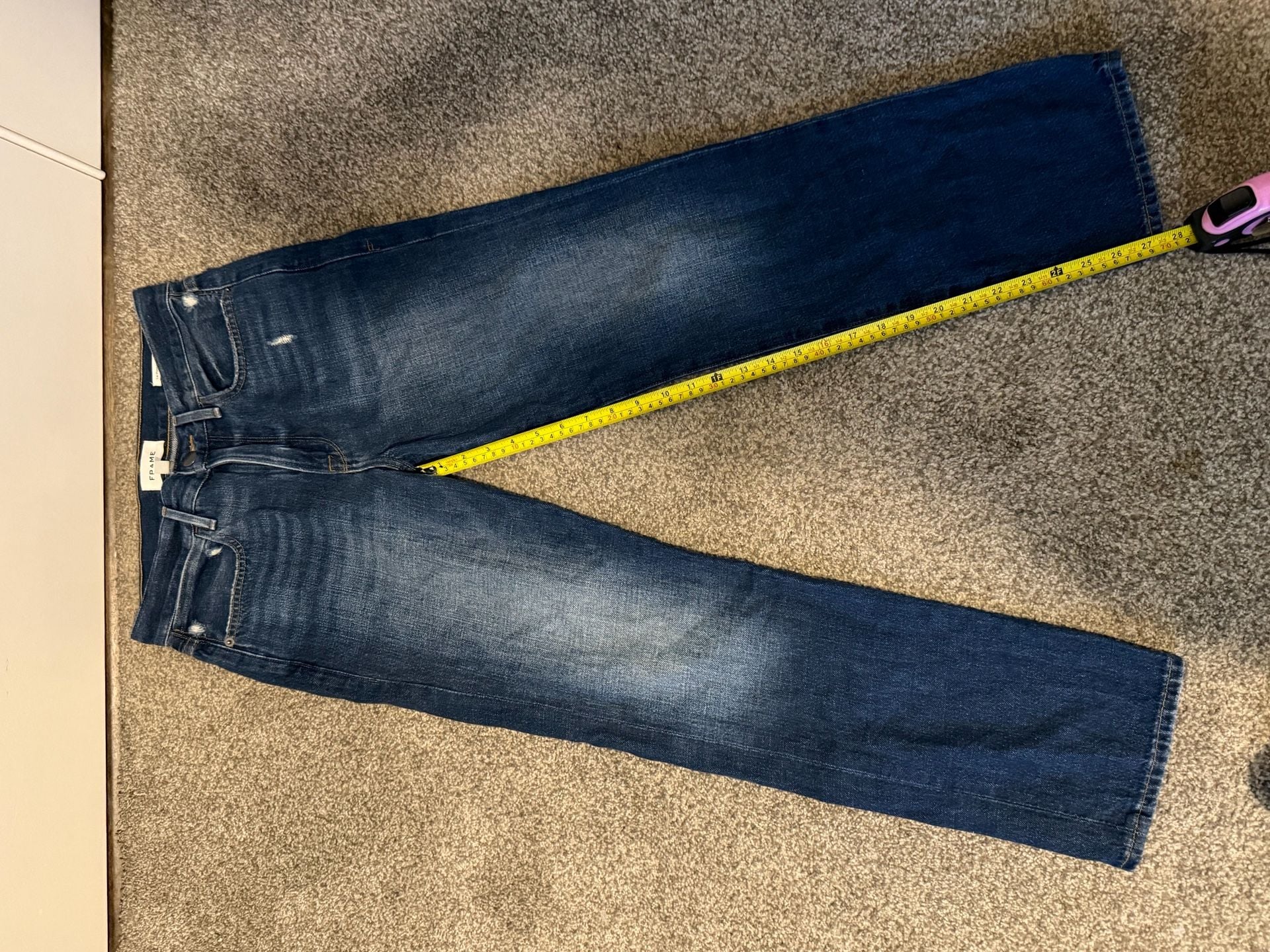 Frame Le Pixie Hollywood Straight Leg Jeans Size 25 8