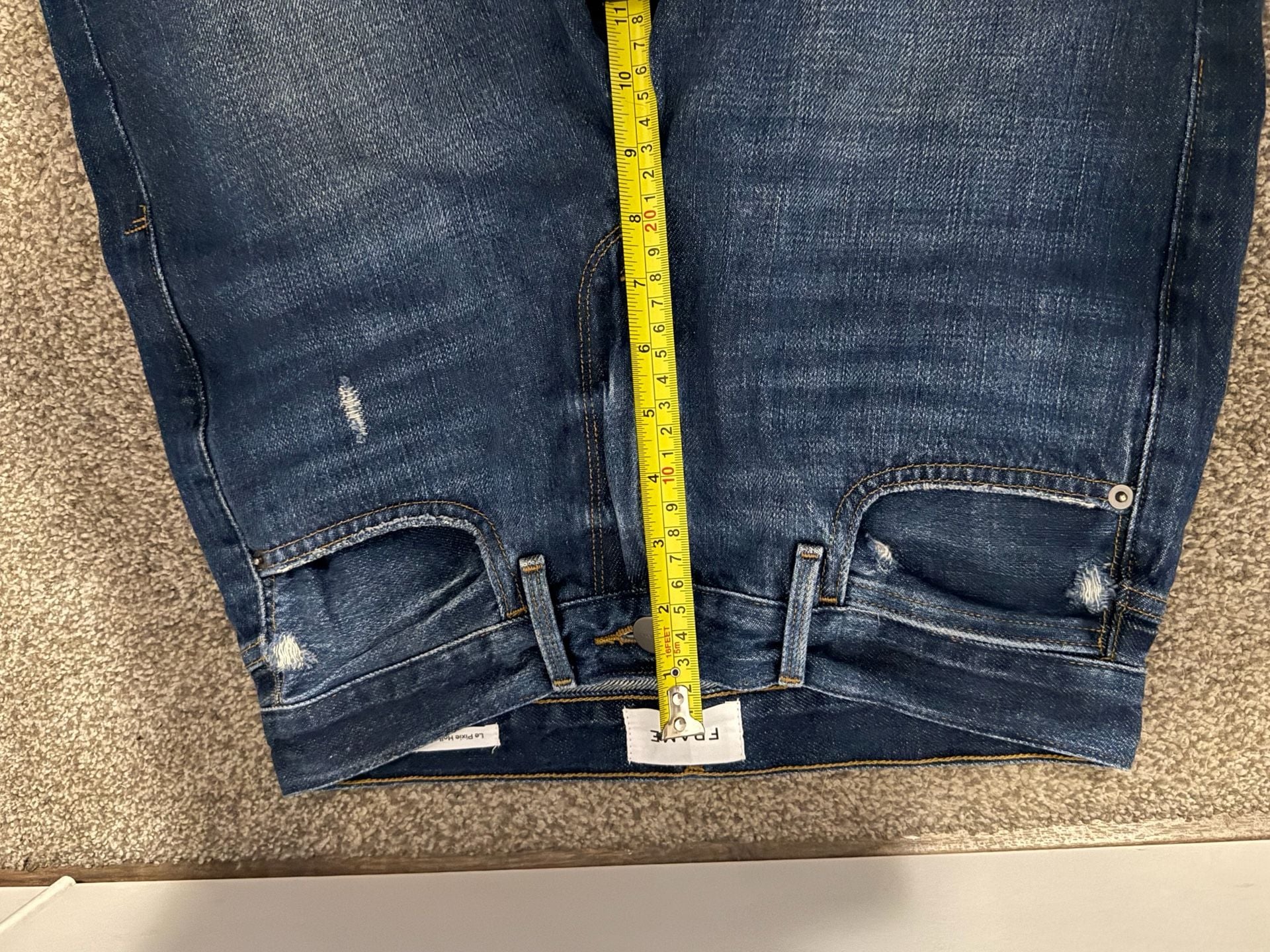Frame Le Pixie Hollywood Straight Leg Jeans Size 25 9
