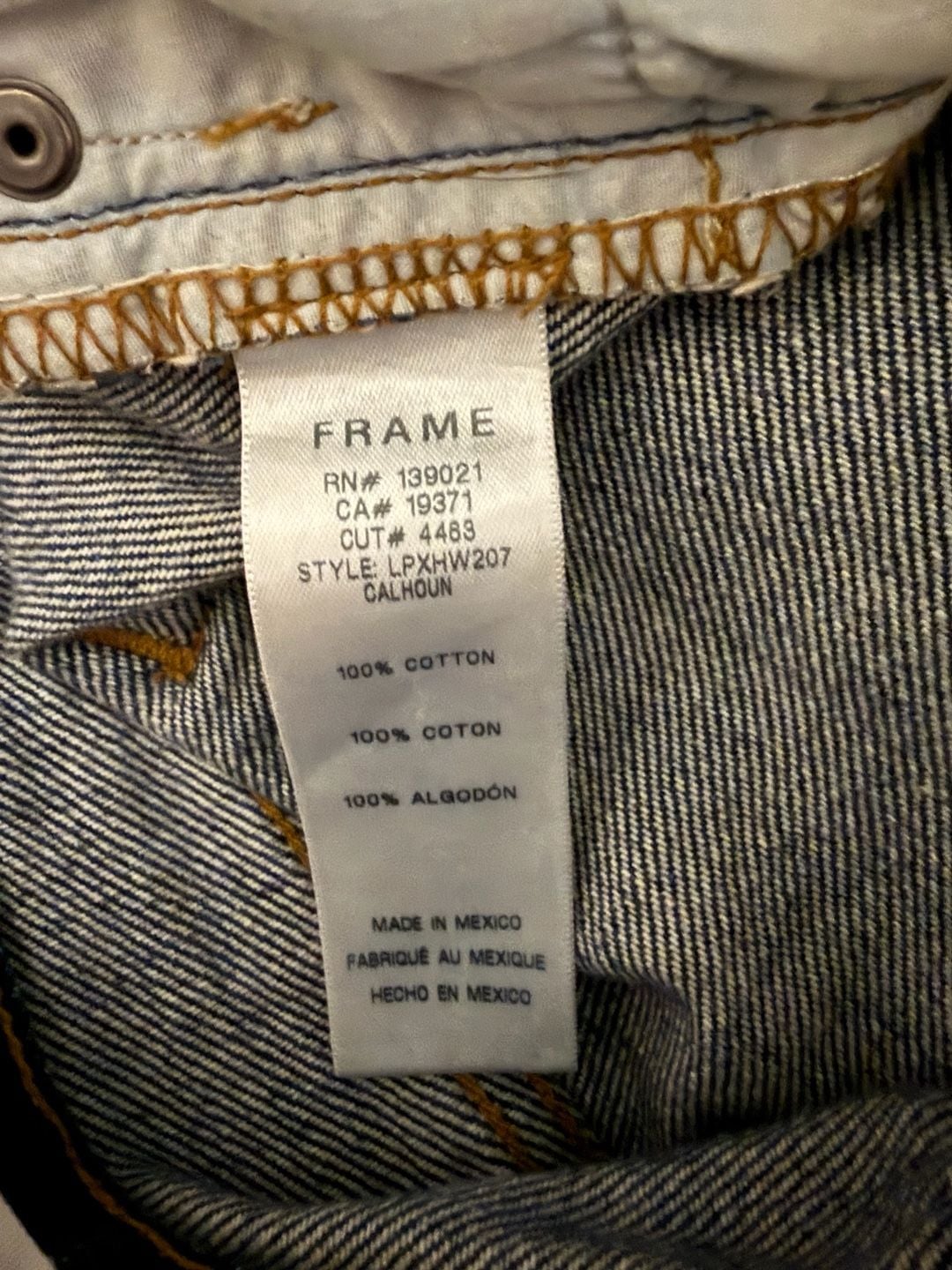 Frame Le Pixie Hollywood Straight Leg Jeans Size 25 13