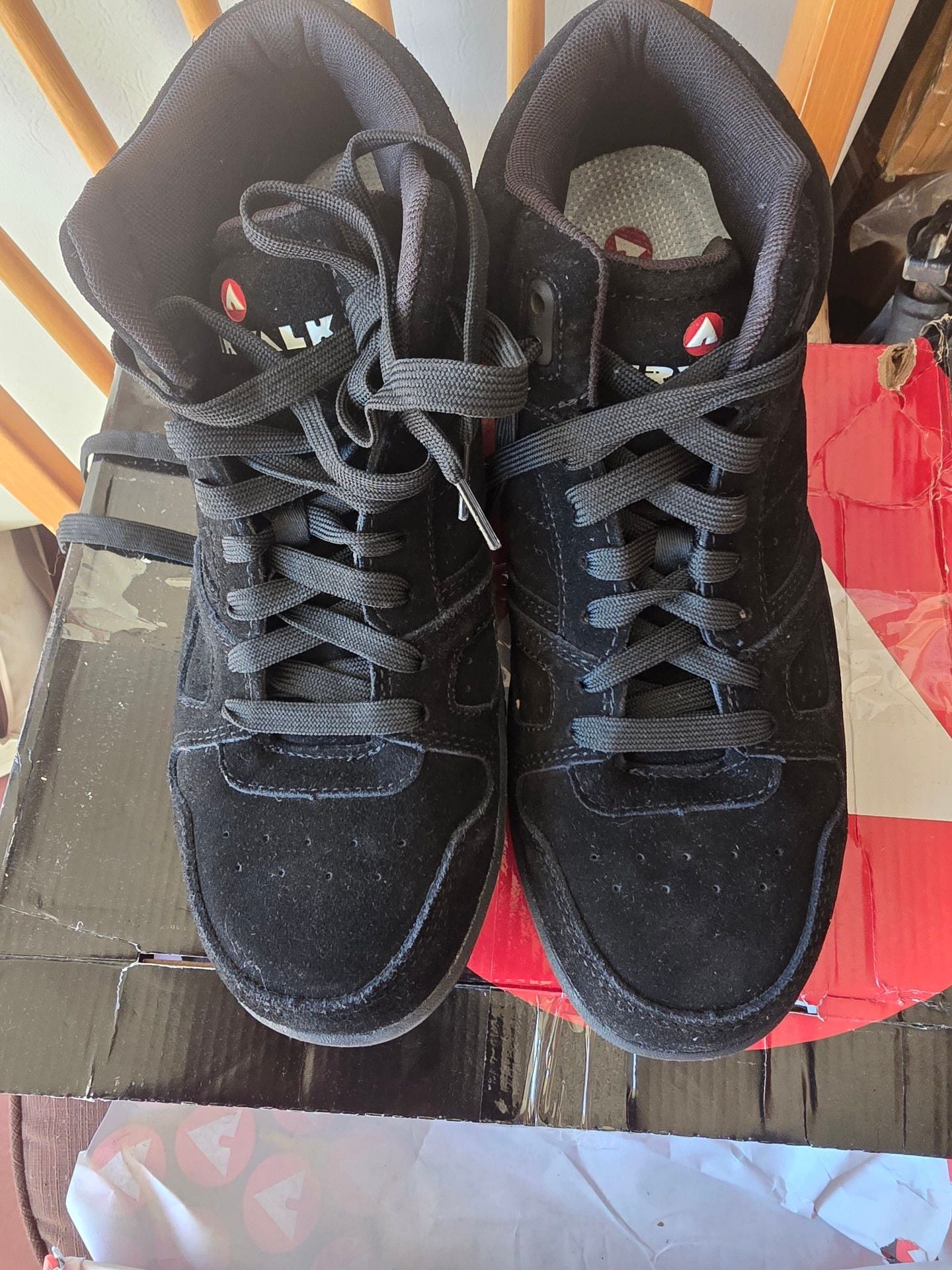 Airwalk Mongo Mid CT Size 10.5 Black Work Shoes 2