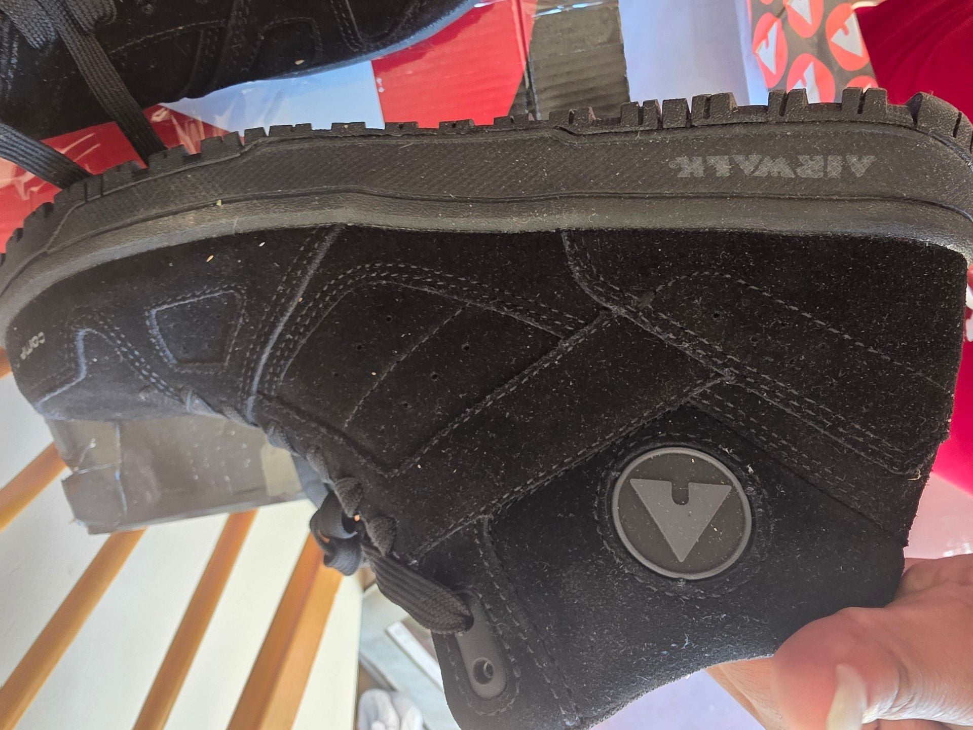 Airwalk Mongo Mid CT Size 10.5 Black Work Shoes 8