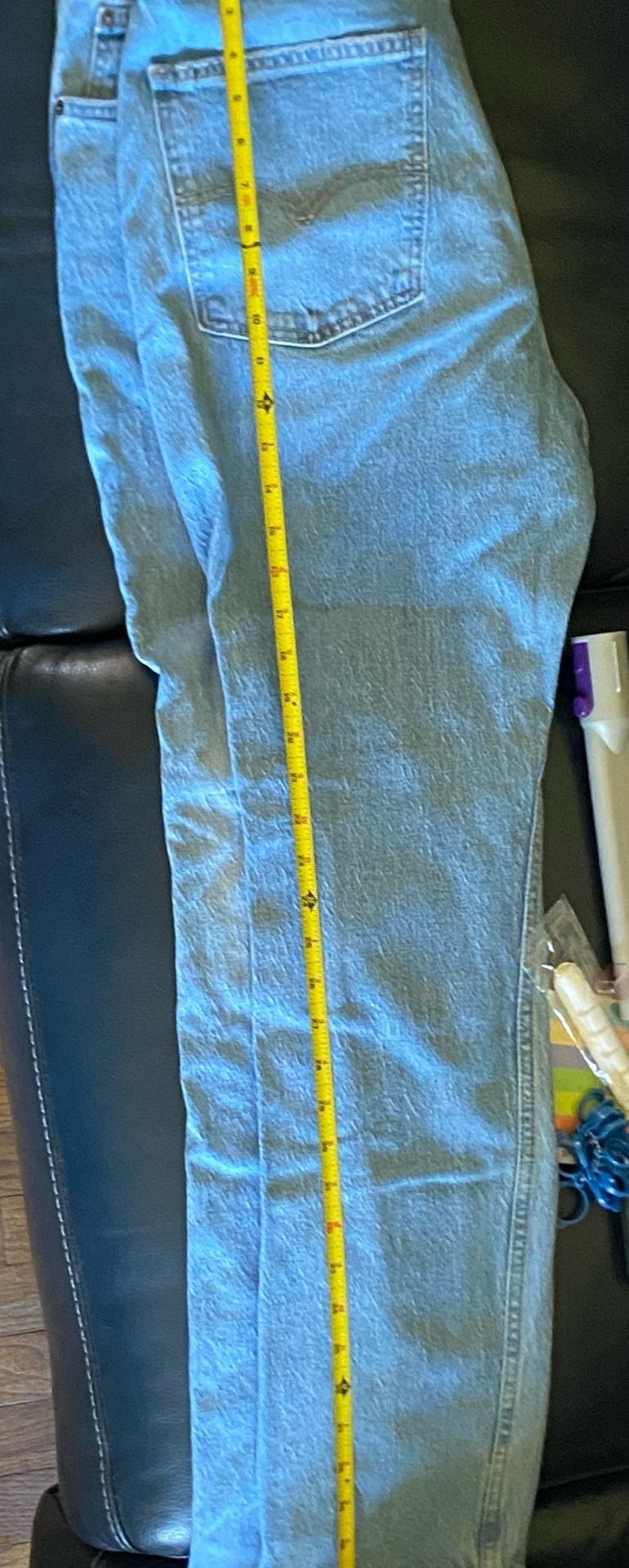 Levi's Jeans - Slim Straight - Blue - Size 32 10