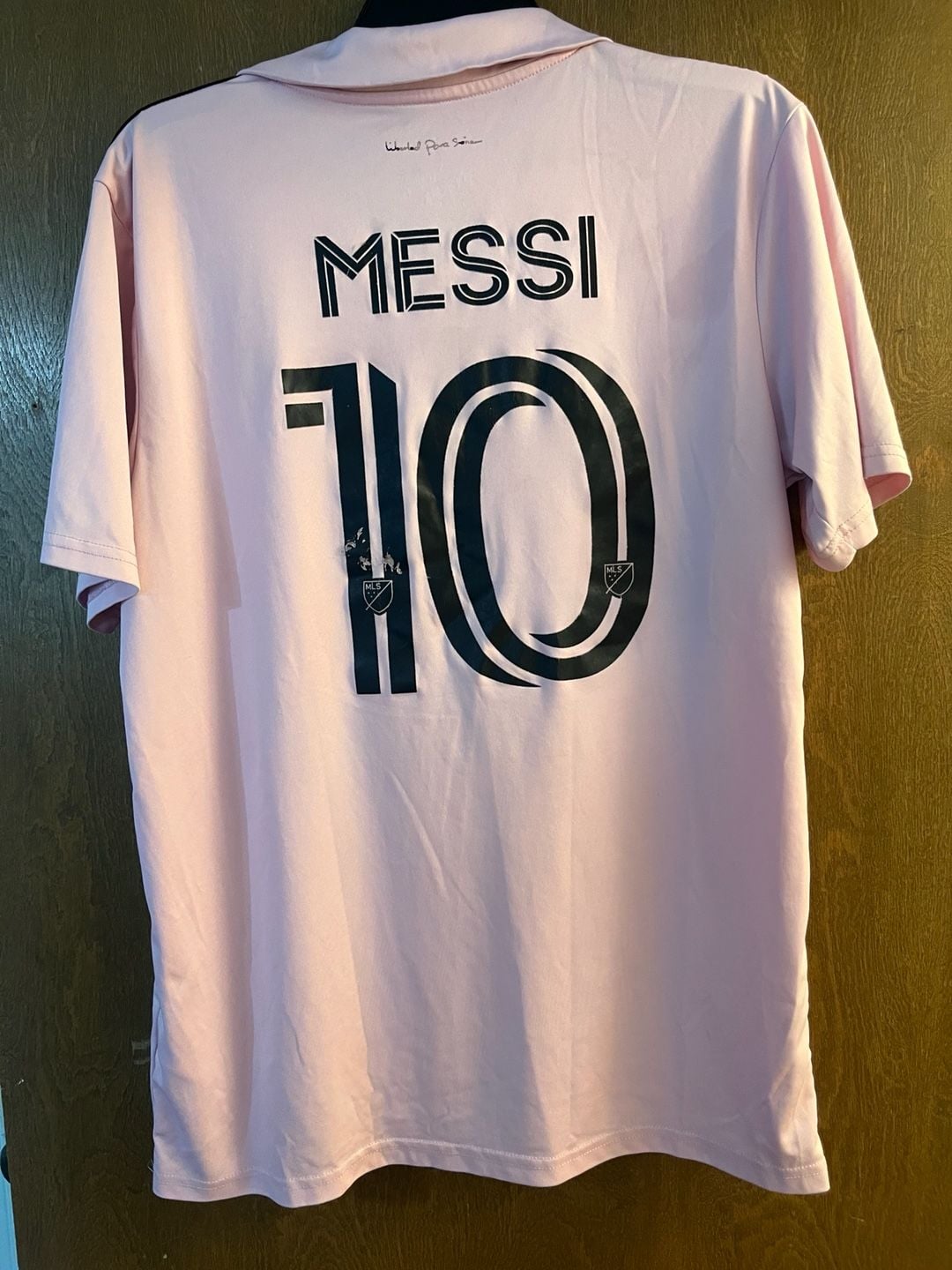 Adidas Inter Miami CF Messi 10 Home Jersey Size L Pink 3