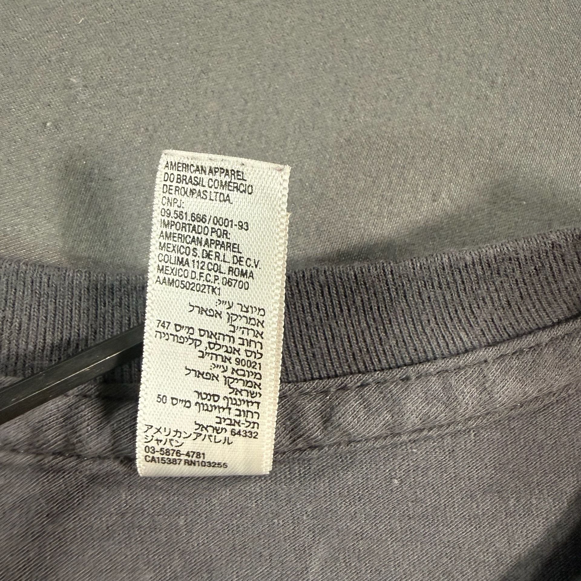 New Relic Nerd Life Fist T Shirt American Apparel Gray Tech Geek Size L 6