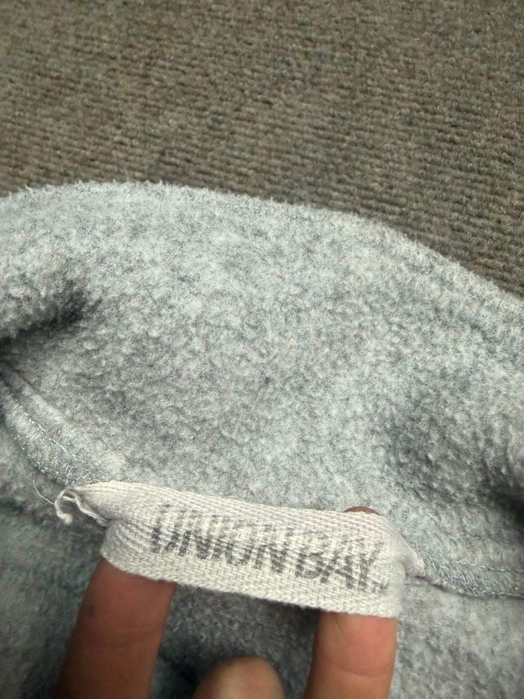Unionbay Fleece Pullover 1/4 Zip Gray 5